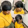 Relaxer Retouch Haircut Style (any length)