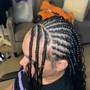 Cornrows/stitch braids