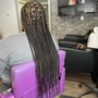 Large Knotless Braids