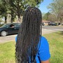 Medium knotless braids