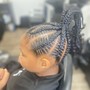 Kid's Braids W/ added hair and or beads