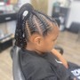 Kid's Braids W/ added hair and or beads