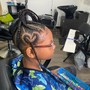 Kid's Braids W/ added hair and or beads