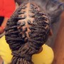 Adult Loc Wash Retwist Style