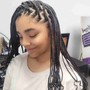 Freestyle french braids