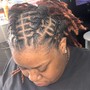 Small Knotless Box Braids