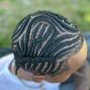 Men freestyle cornrows