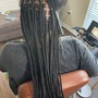 Straight back Braids