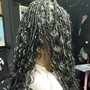 Extended locs: passion twist mid back-lower back  $210