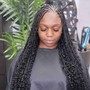 FULANI BRAIDS or "Flip over braids"  ""BOHO is optional""  ((Non refundable $100 Deposit required *not transferable if cancelation) $50 on this APP and $50 Through cashapp $gaellebraids or zelle 5713208305 ) (Curly hair is not included for BOHO)