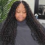 Lucie locs is done whit synthetic and 100% human hair (curls part) ( Non refundable Deposit $200 required $50 on this APP and $150 Through cashapp $gaellebraids or zelle 5713208305 ) book this style 2 weeks in advance and indicate your desire hair color