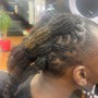 Loc retwist and style