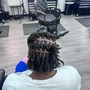 Two strand starter locs