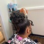 Natural hair Updo