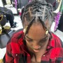 Starter (Micro) locs Half Head of Hair