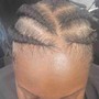 Feed-in Cornrows Braids (6-8)