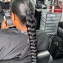 Extended Braided Ponytail