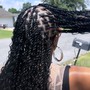 Large Knotless Braids