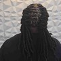 Locs Re-twist n style shave sides