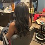 Roller Set on Relaxed Hair Only