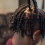 6 Straight back Braids