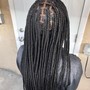 Large Knotless braids