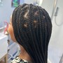 Small Knotless Braids - Butt Length