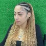 Front braids with sew in