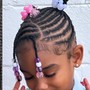 Kid's braided pony