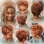 Virgin Relaxer Pixie Cut and Style