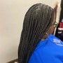 Med Knotless Braids