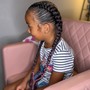 kids braided ponytail