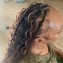 Goddess knotless Braids