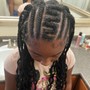 Kid's Braids ( no hair added)