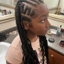 Kid's Braids ( no hair added)