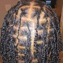 Small medium Box Braids