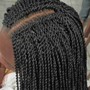 Small medium Box Braids