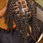 Feed in Braids to the back