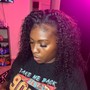 Half up Half down (sew in)