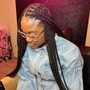 Medium Knotless Braids