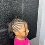 Kid braided One pony