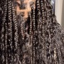 Small Shoulder Length Boho Braids