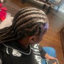 Kid's Braids to the scalp