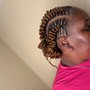 2-4 stitch or butterfly braids