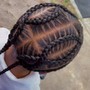 Medium Knotless braids(Adults)