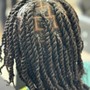 Individual Braids : JUMBO Knotless box braid