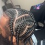 Braids with designs (no extensions)