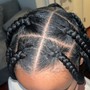 Natural Hair - Scalp Braids