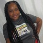 Large knotless braids