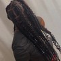 Large knotless braids